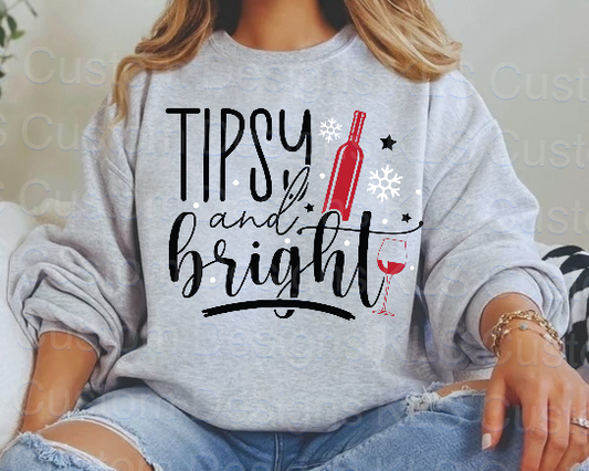 Tipsy And Bright Ready To Press DTF Print