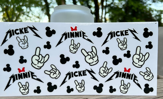 B1 Rock And Roll Mouse UV DTF Wrap