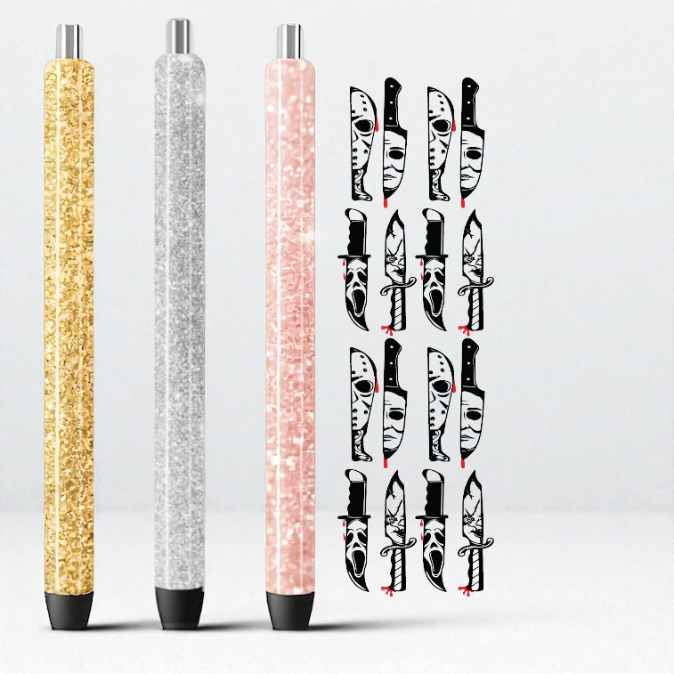 Halloween Knives UV DTF Pen Wrap