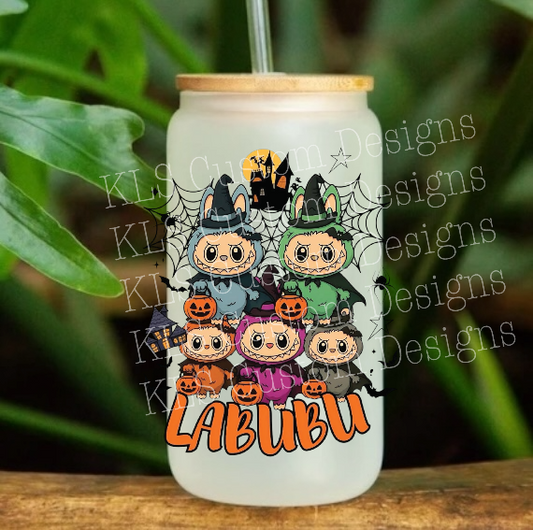 20B Halloween Lab Characters 4” Tall UV DTF Decal