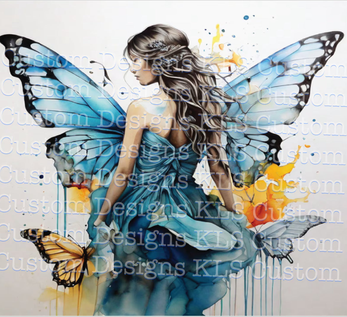 Lady Butterfly 20 Oz Skinny Permanent Vinyl