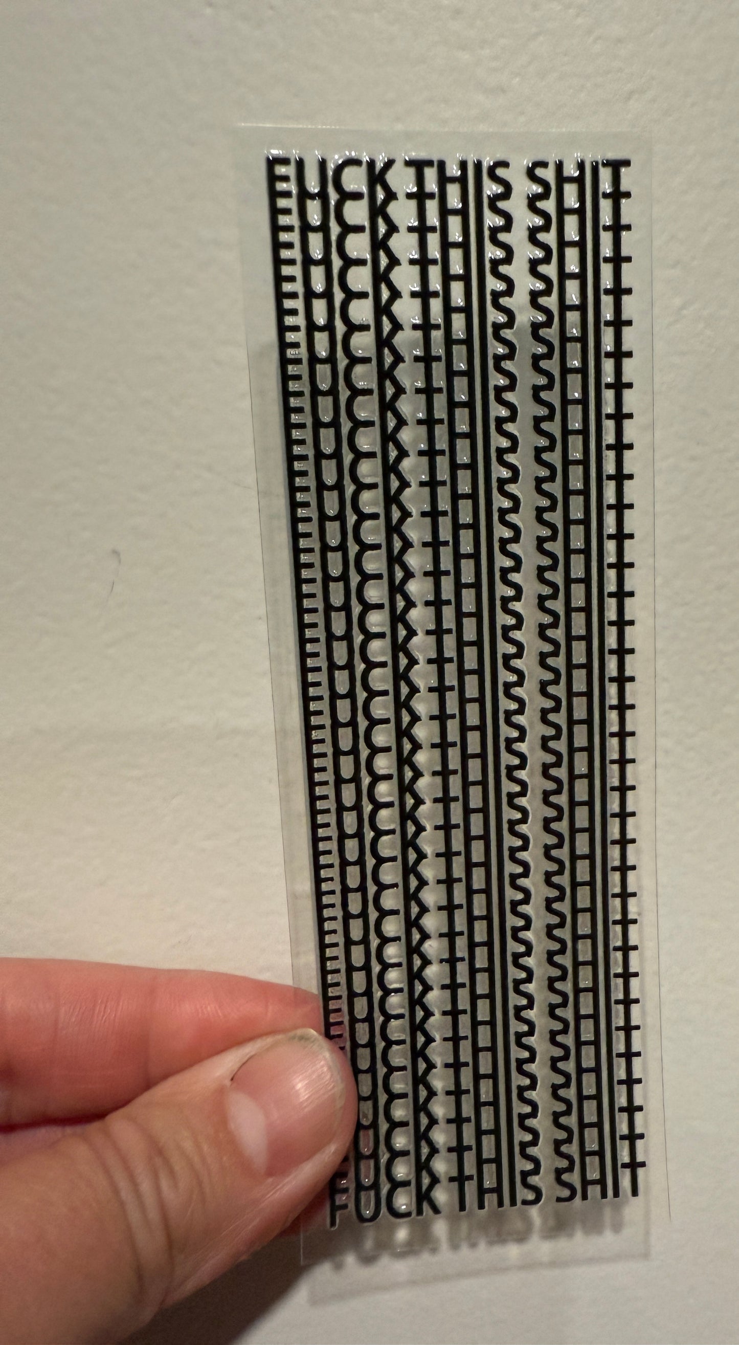 Fuck This Shit UV DTF Pen Wrap
