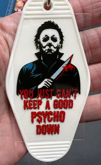 Keychain Halloween Horror UV DTF Decal