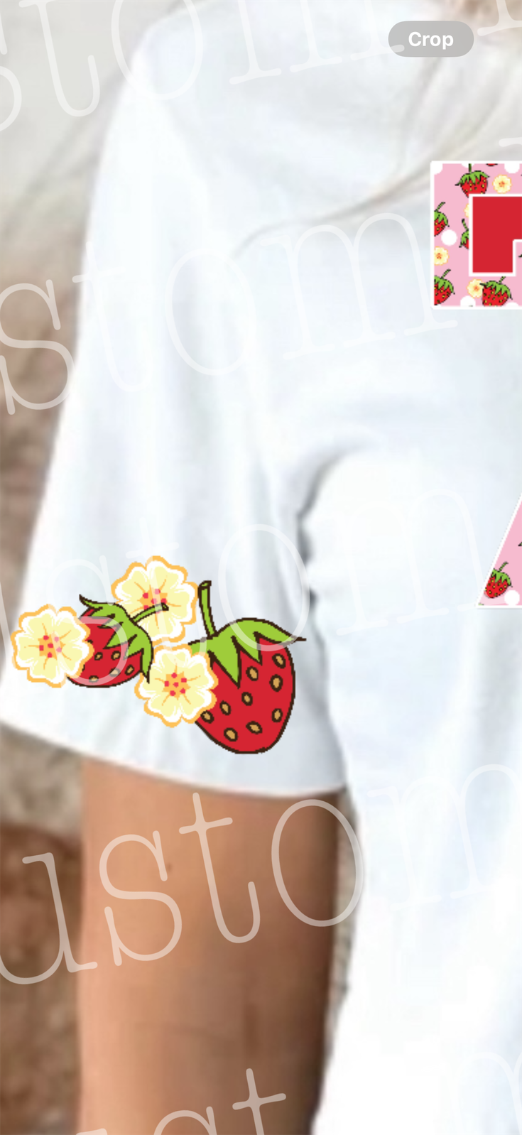 Original Retro Strawberry Ready to Press DTF Print