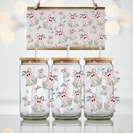 G1 Rainbow Ghost Bow UV DTF Wrap