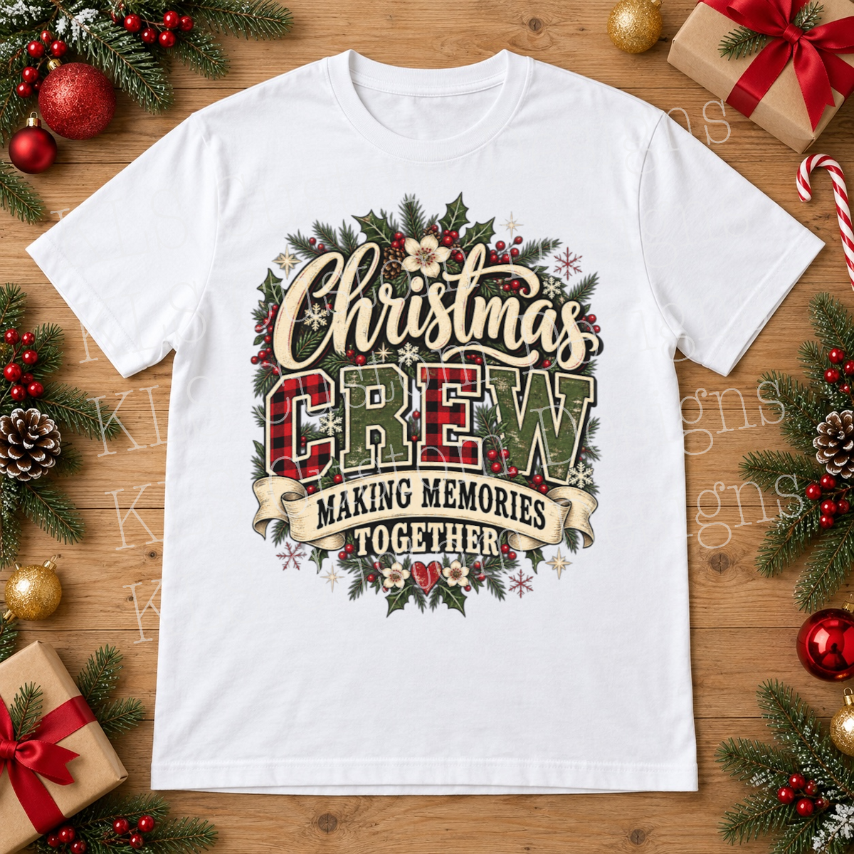 Christmas Crew Ready To Press DTF Print