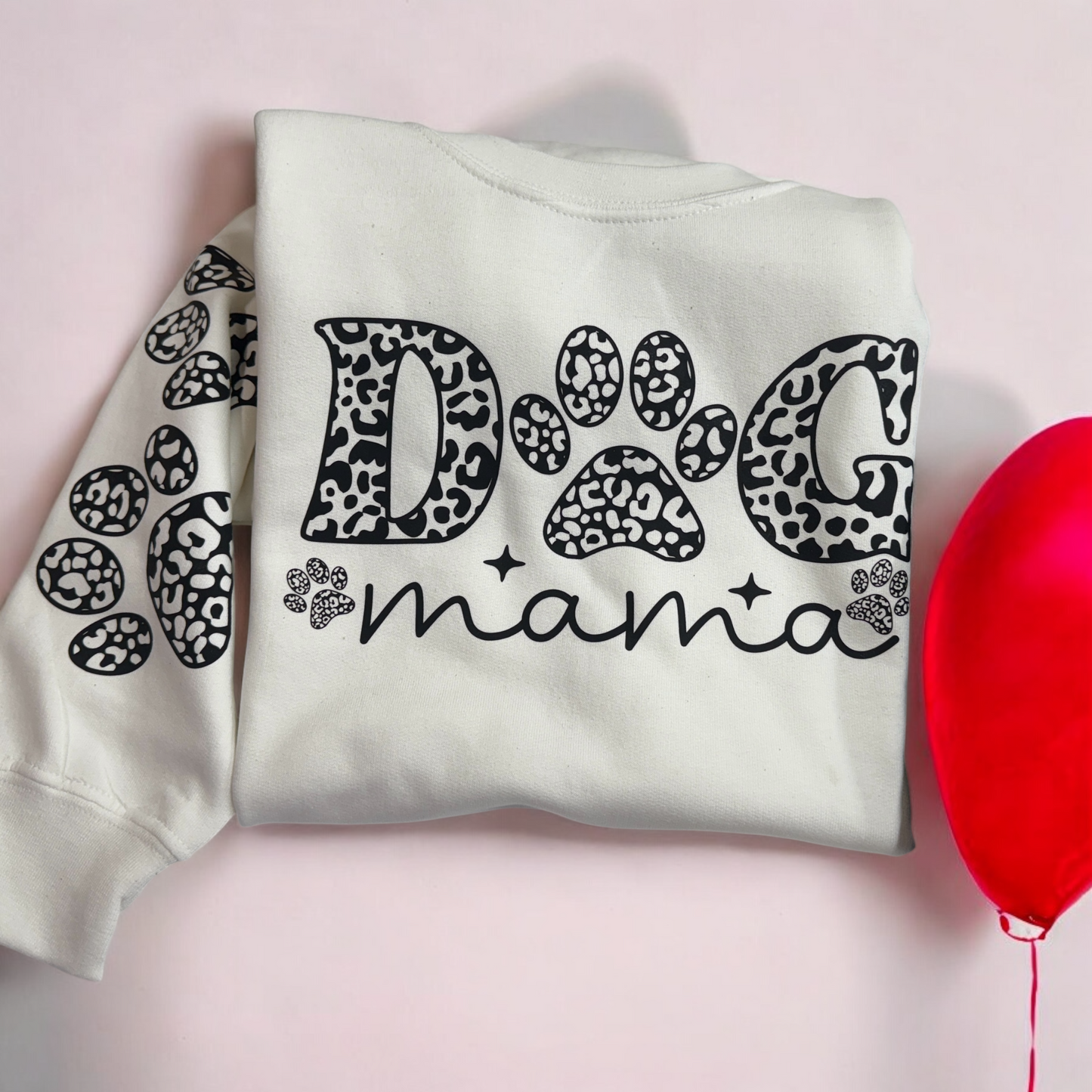 Dog Mom With (1) Sleeve Ready To Press DTF Print