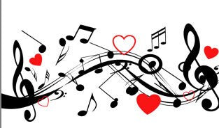 P6 Music Notes UV DTF Wrap