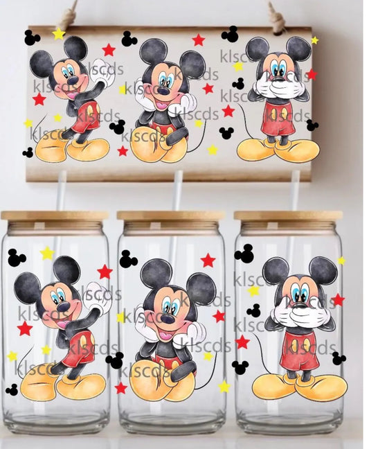 G2 Watercolor Mouse UV DTF Cup Wrap