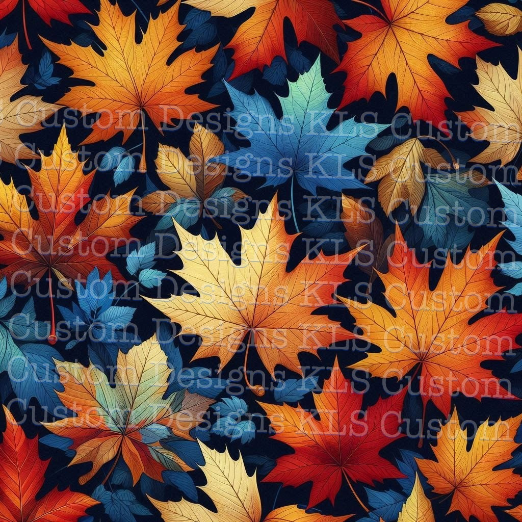 Maple Leaves 20 Oz Skinny Permanent Vinyl