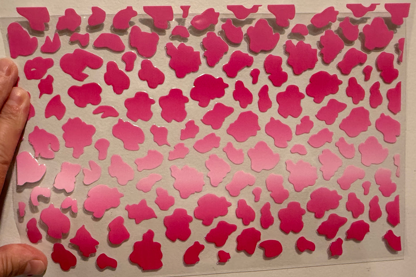 22B Leopard Print Clip Sheet - this sheet is intended to be cut up and placed using your own creative style.