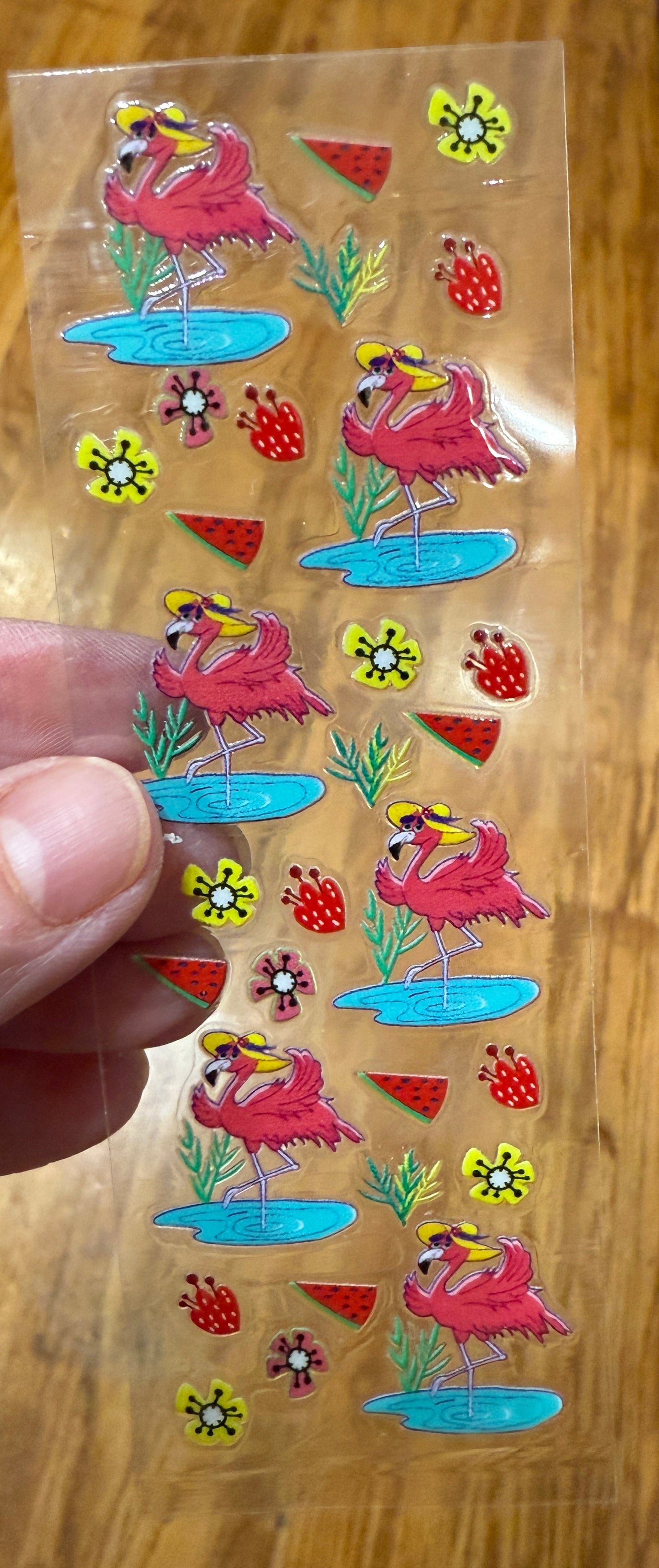 8B Flamingo Summer UV DTF Pen Wrap