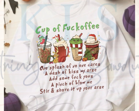 Cup Of Fuckoffee Ready To Press DTF Print