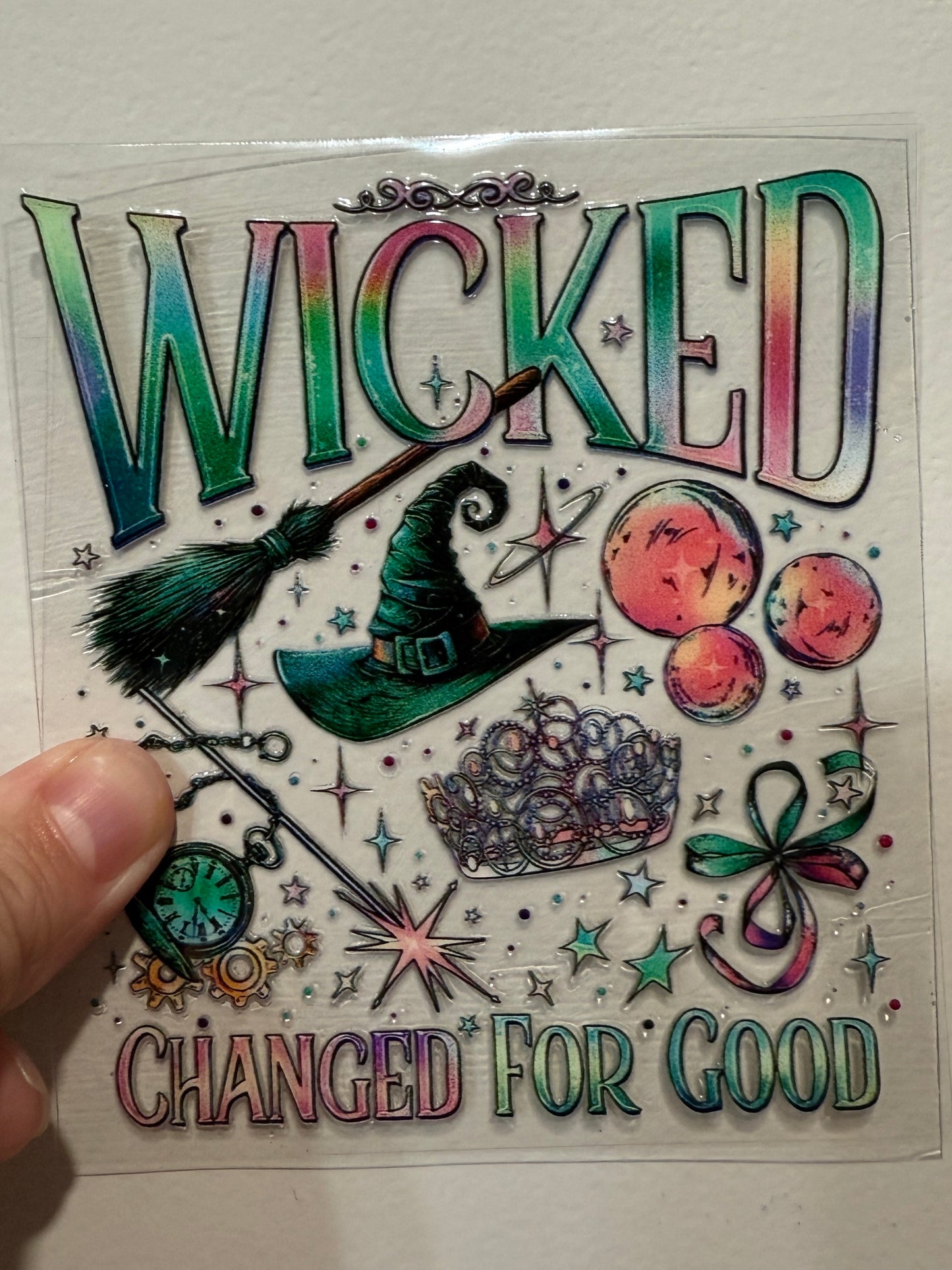 Changed For Good Wicked 4” UV DTF Decal