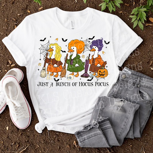 A Witchy Goose Halloween  Ready To Press DTF Print
