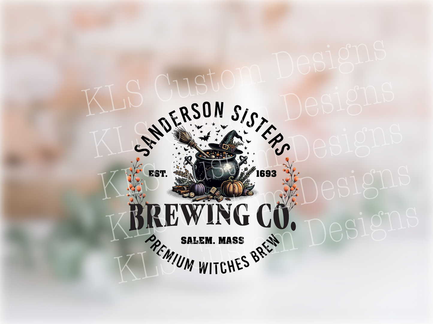 19Y Sisters Brewing Company 4” Tall UV DTF Decal