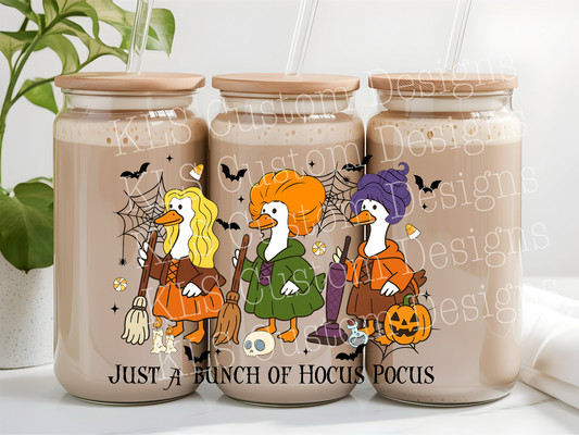 18Y Witchy Sisters Halloween Goose 4” Tall UV DTF Decal