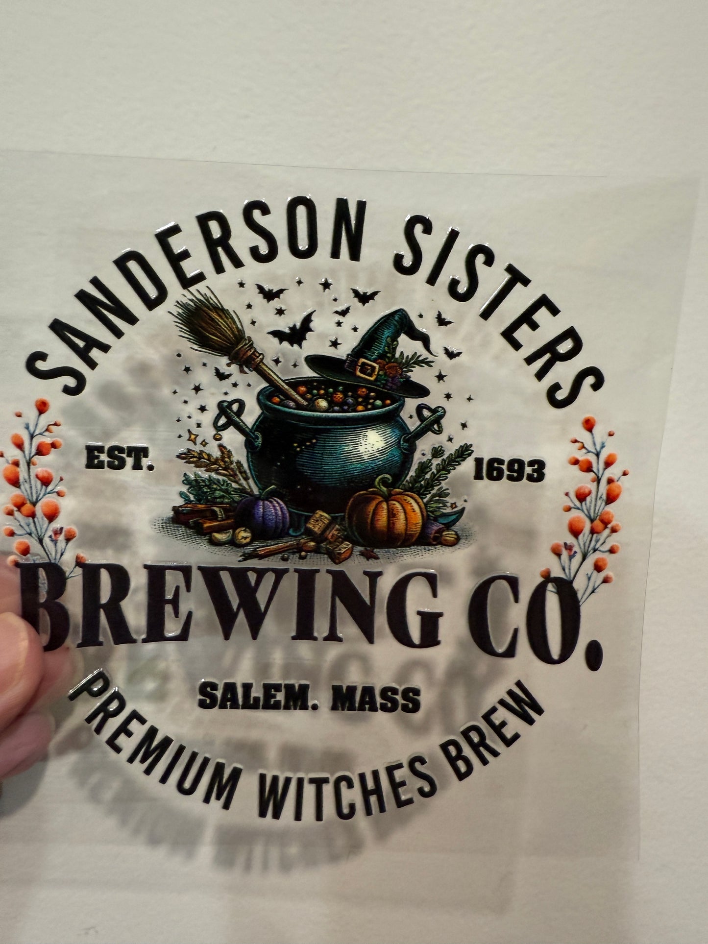 19Y Sisters Brewing Company 4” Tall UV DTF Decal