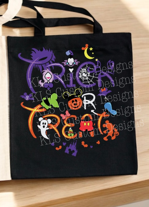 Trick Or Treat Mouse Ready To Press DTF Print