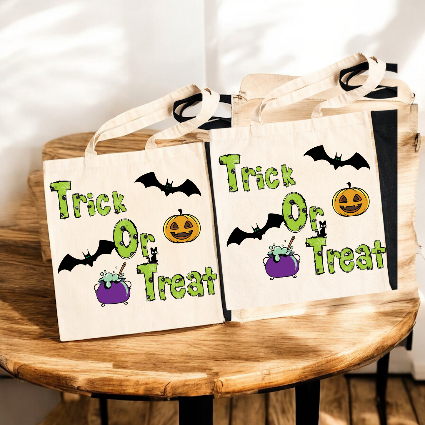 Trick Or Treat Bats Ready To Press DTF Print