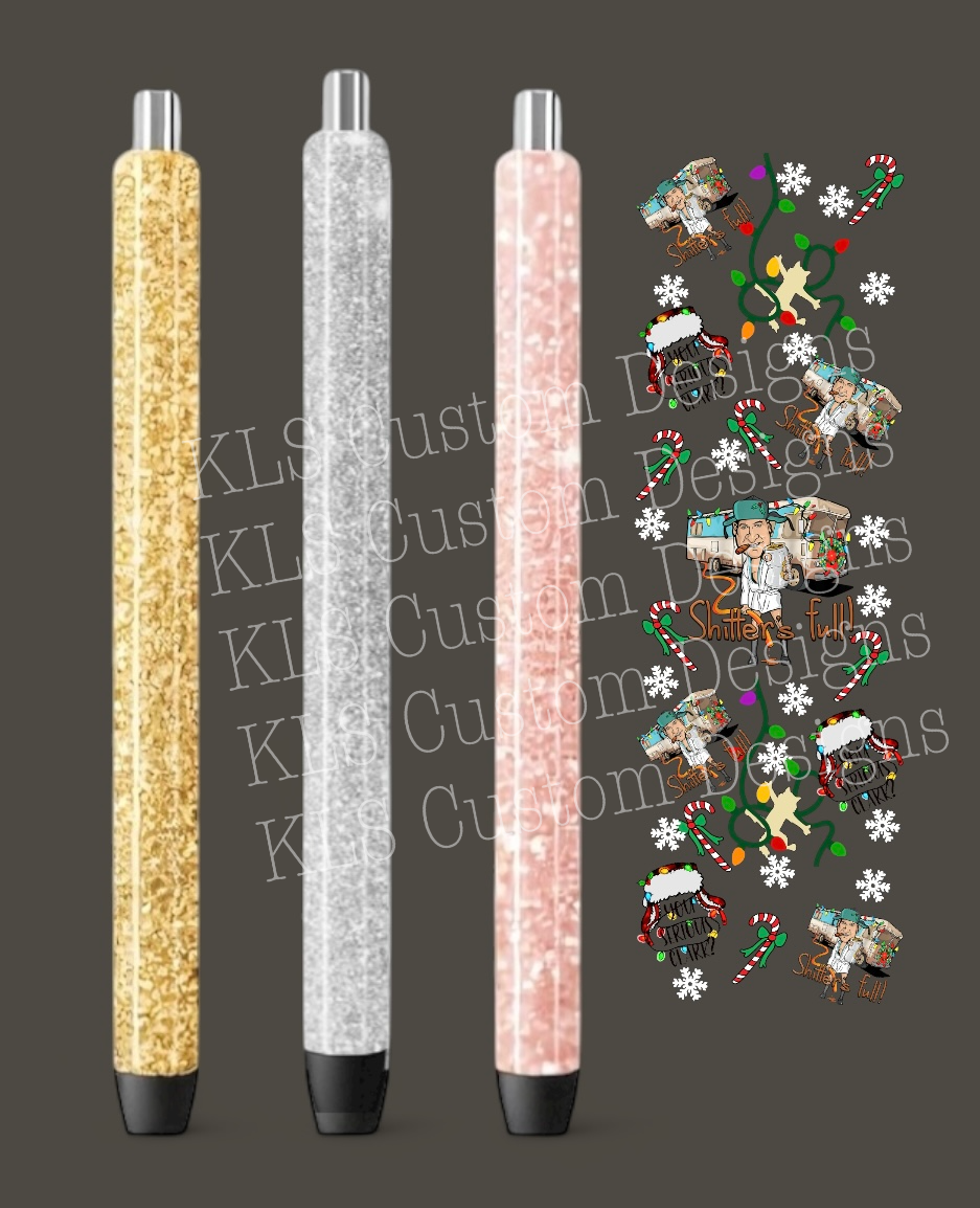 26B Shitter’s Full Christmas UV DTF Pen Wrap