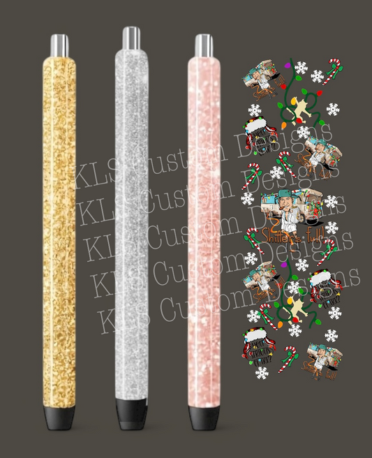 26B Shitter’s Full Christmas UV DTF Pen Wrap