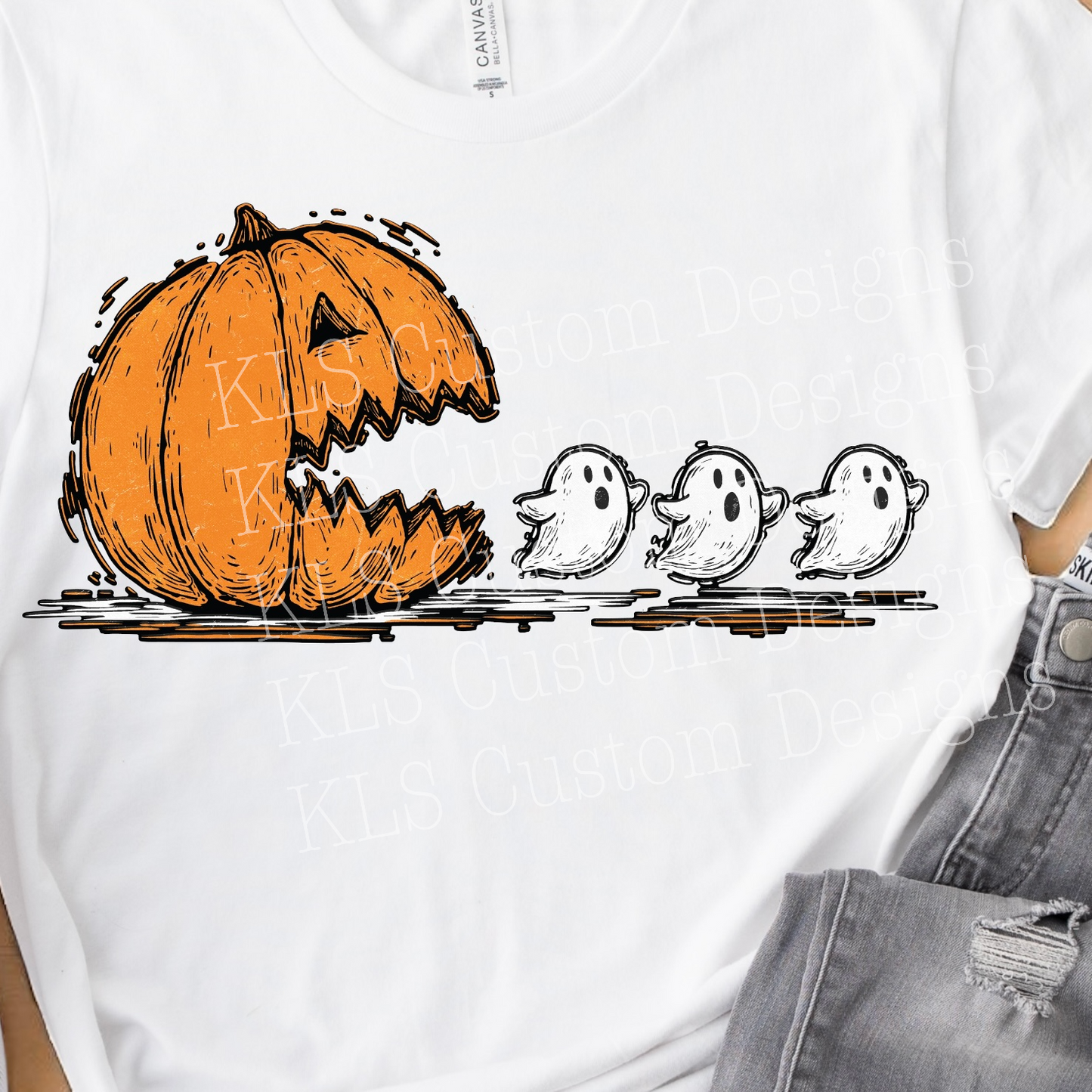 Retro Gamer Pumpkin Ready To Press DTF Print
