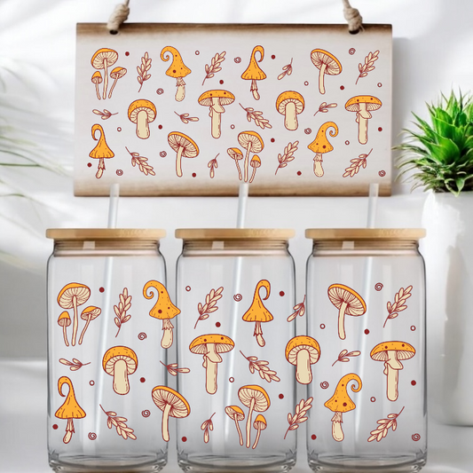 P8 Mushrooms UV DTF Wrap