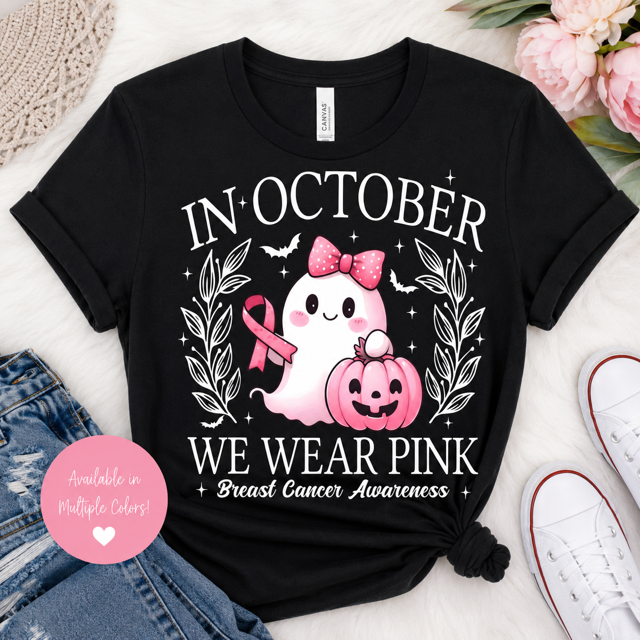 In October We Wear Link Ghost Ready to Press DTF Print