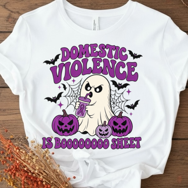 Domestic Violence Ready To Press DTF Print