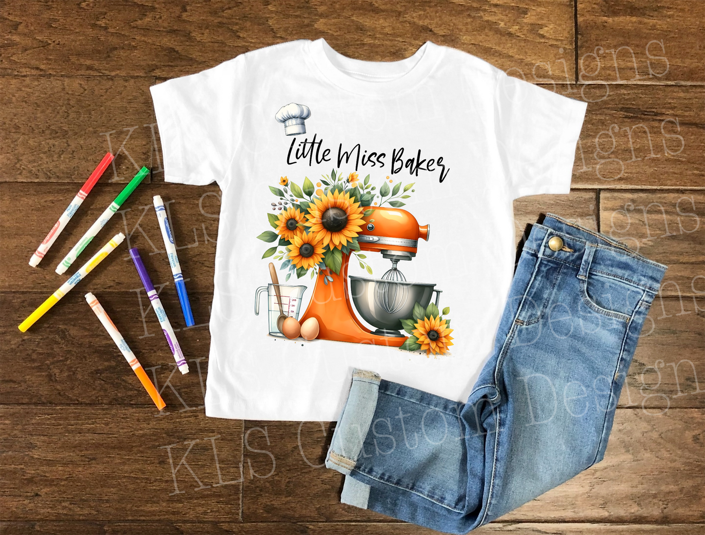 Little Miss Baker Ready To Press DTF Print