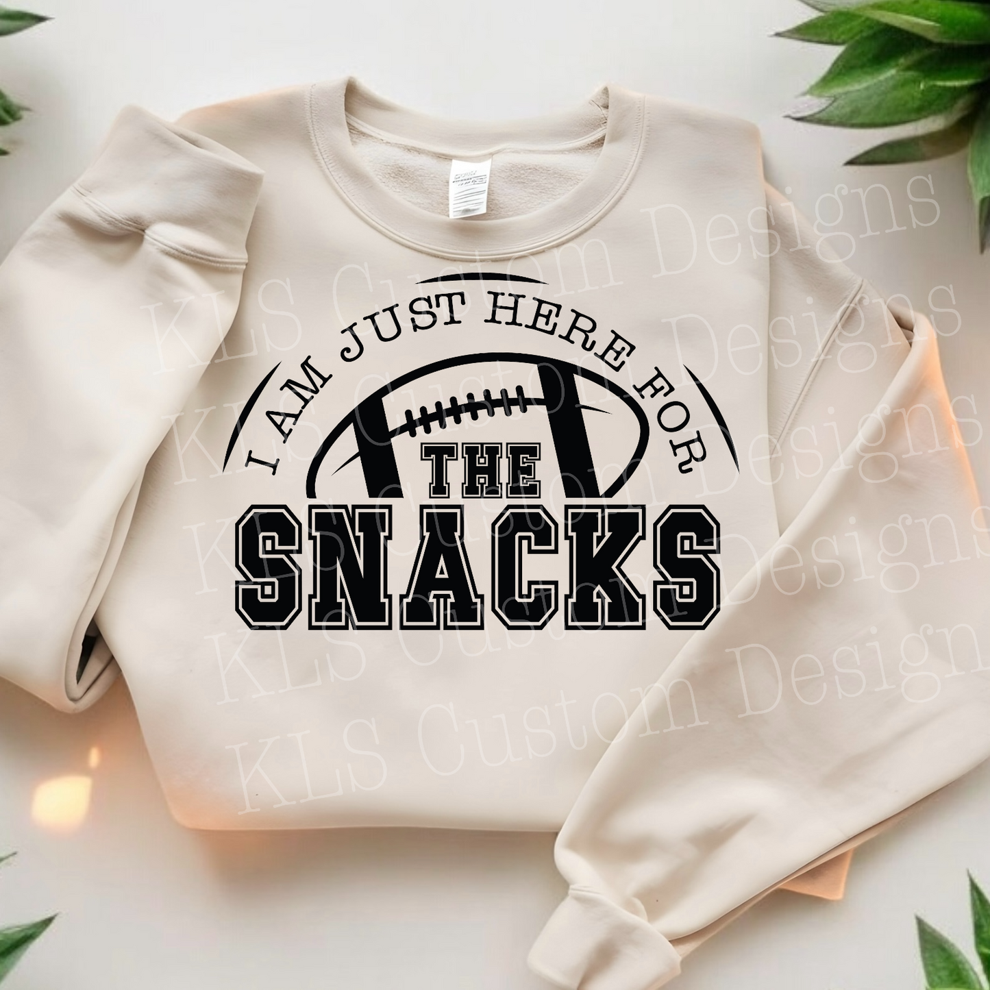 Just Here For The Snacks  Ready To Press DTF Print