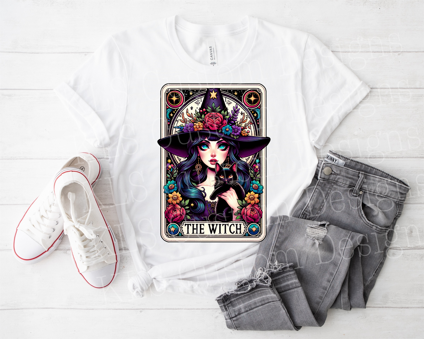 Witch Tarot Card Ready To Press DTF Print