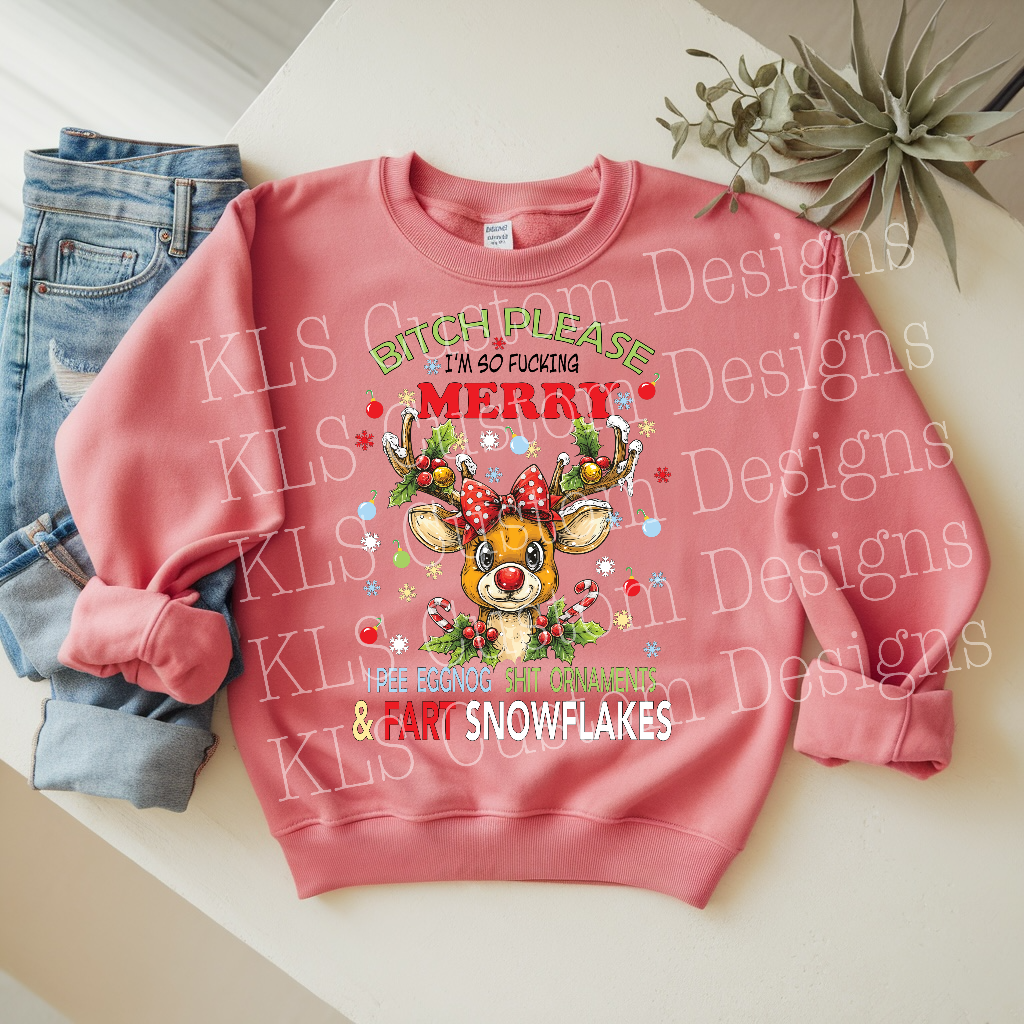 Christmas Bitch Please Ready To Press DTF Print