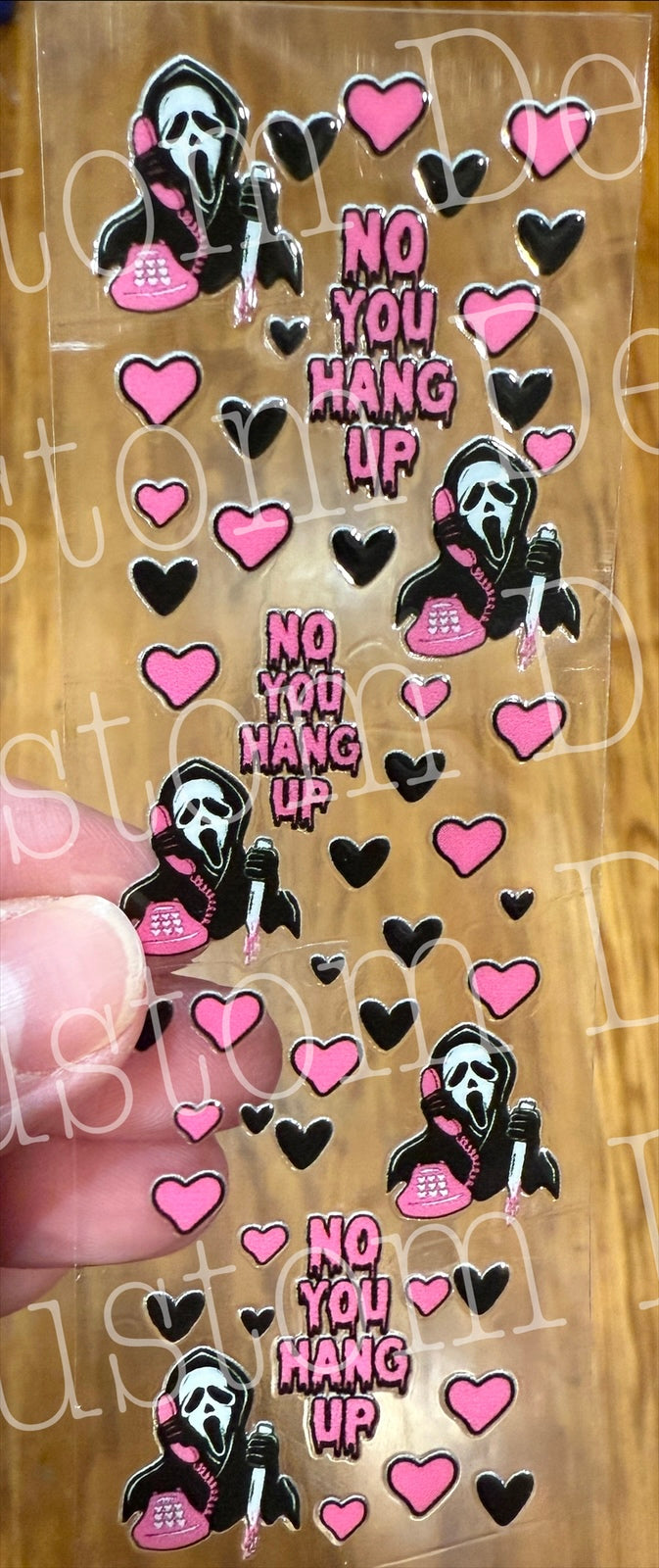 26R Hang Up Hearts UV DTF Pen Wrap