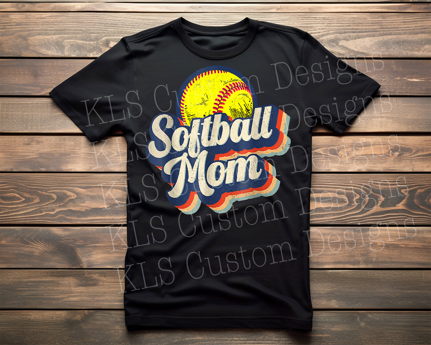 Softball Mom Ready to Press DTF Print