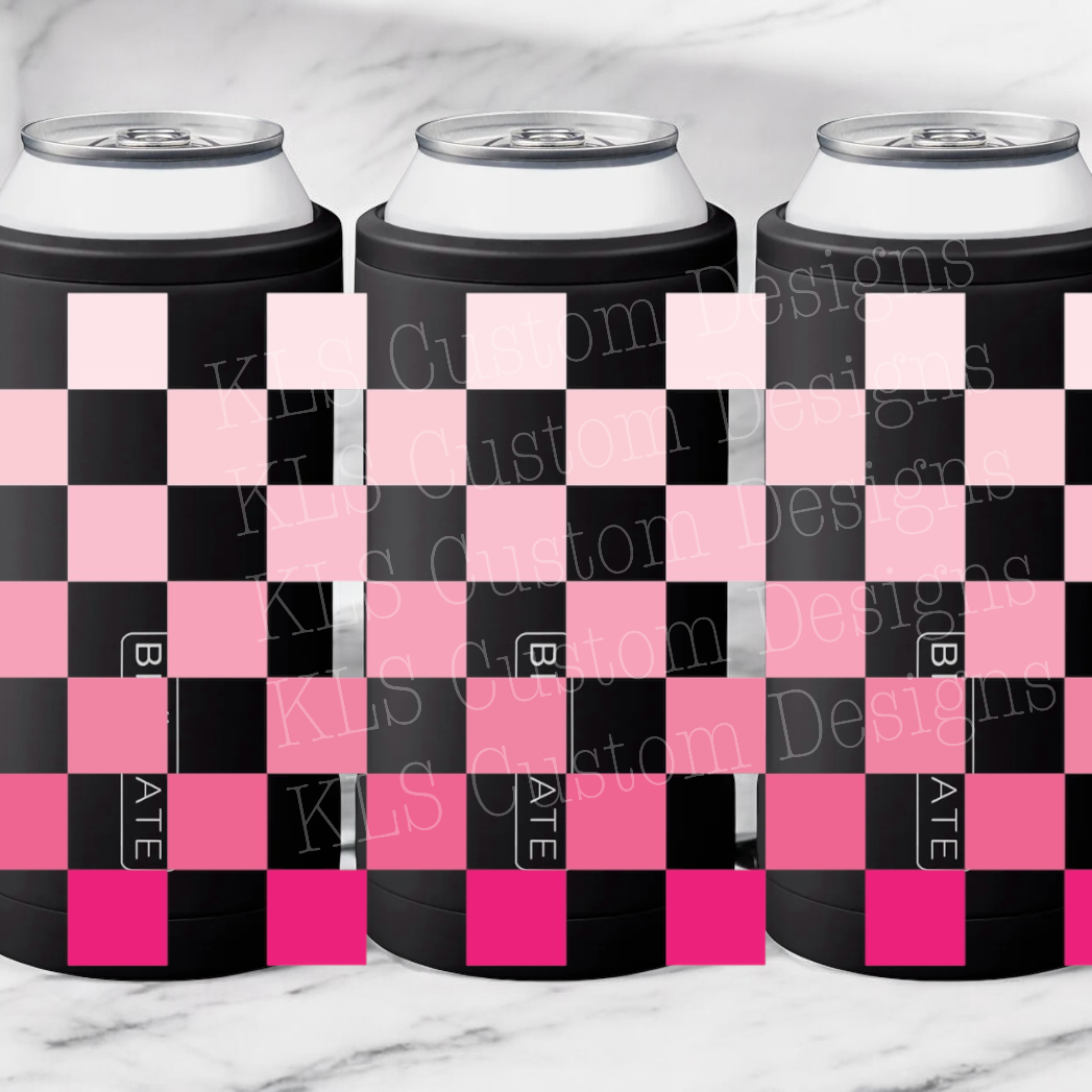 G7 Checkered Pattern UV DTF Wrap