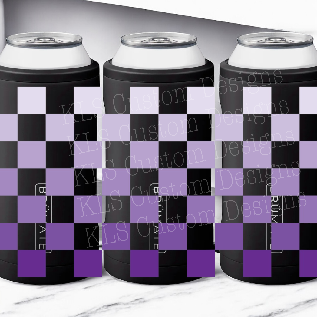 G7 Checkered Pattern UV DTF Wrap