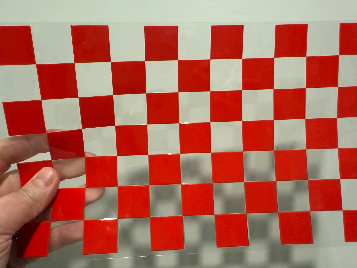 G7 Checkered Pattern UV DTF Wrap