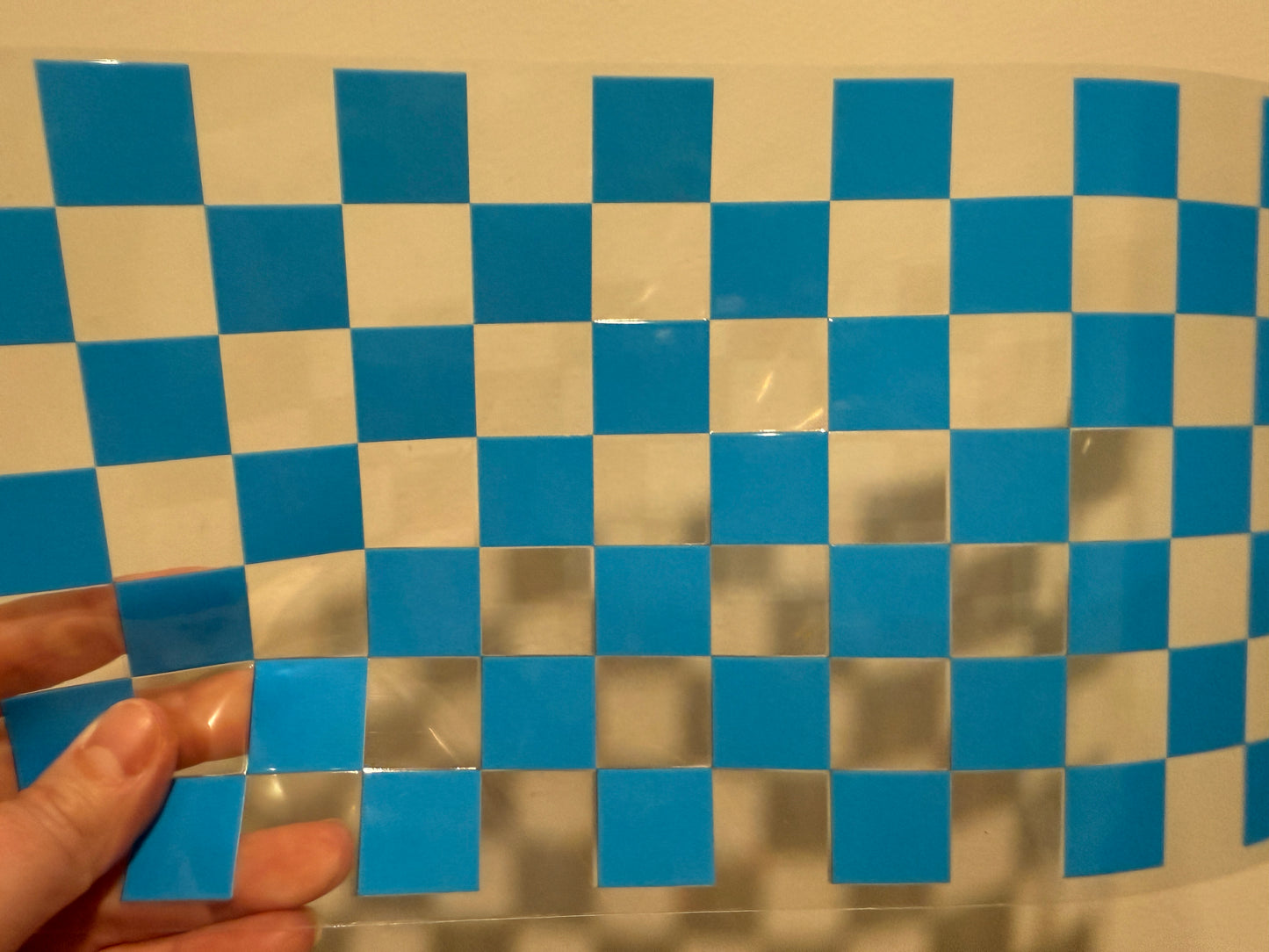 G7 Checkered Pattern UV DTF Wrap