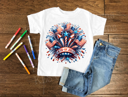 Fireworks Ready To Press DTF Print