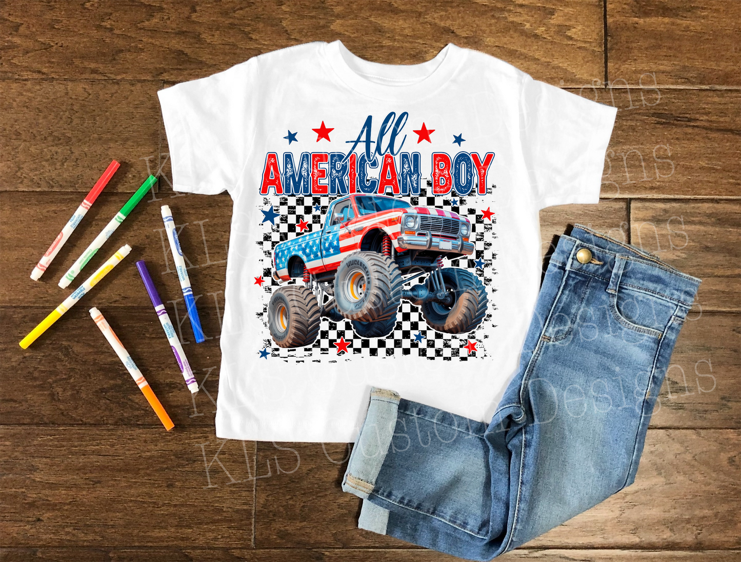 All American Boy Ready To Press DTF Print