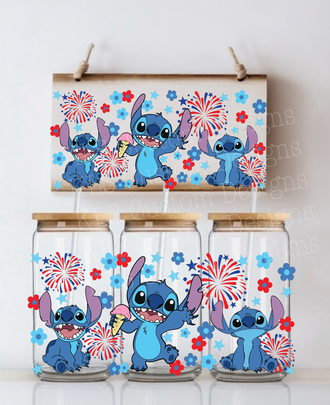 Y3 Alien Celebration Libbey UV DTF Wrap