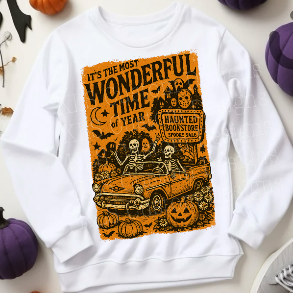 Most Wonderful Time Of Year Halloween Ready To Press DTF Print