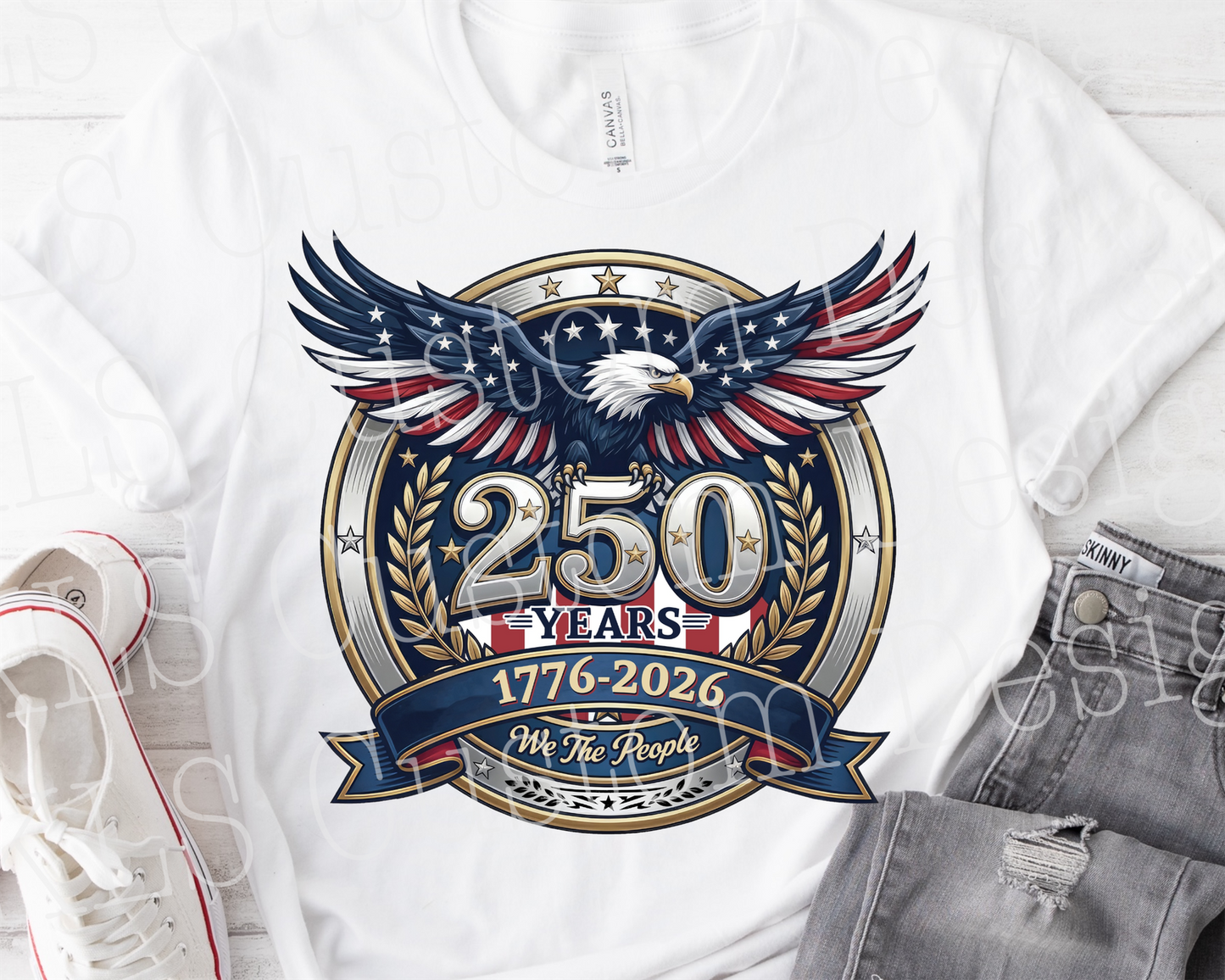 Eagle 250 Years Ready To Press DTF Print (Copy)
