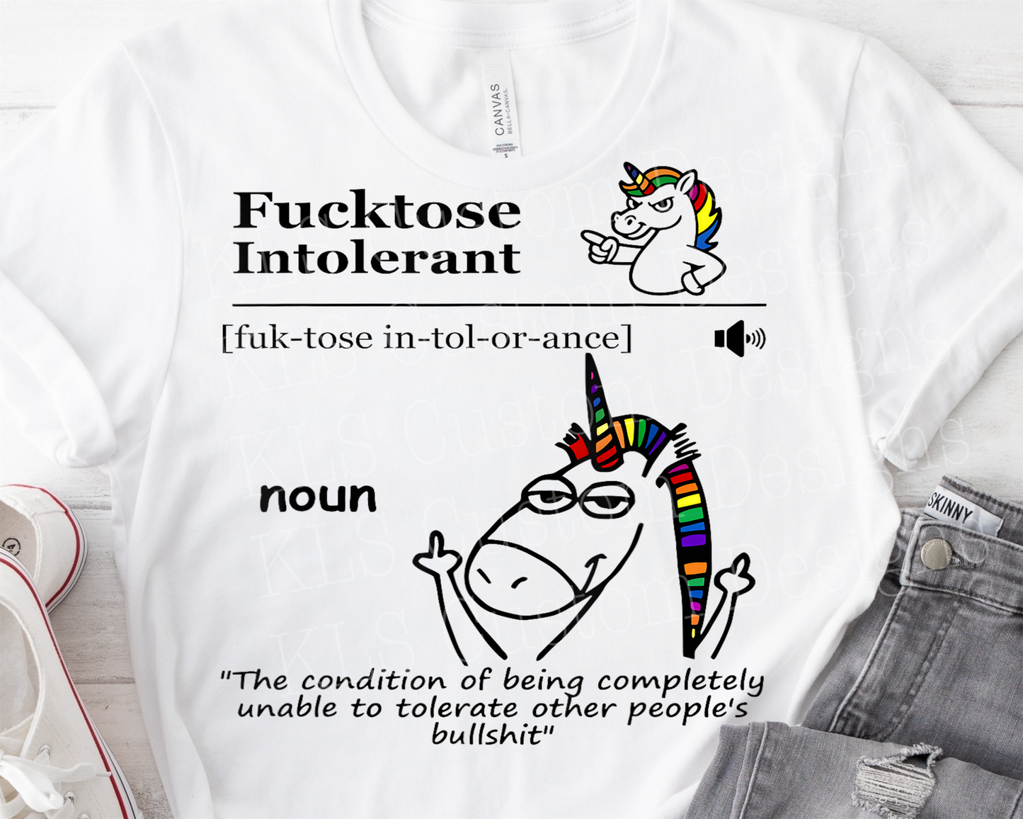 Fucktose Intolerant Ready to Press DTF Print