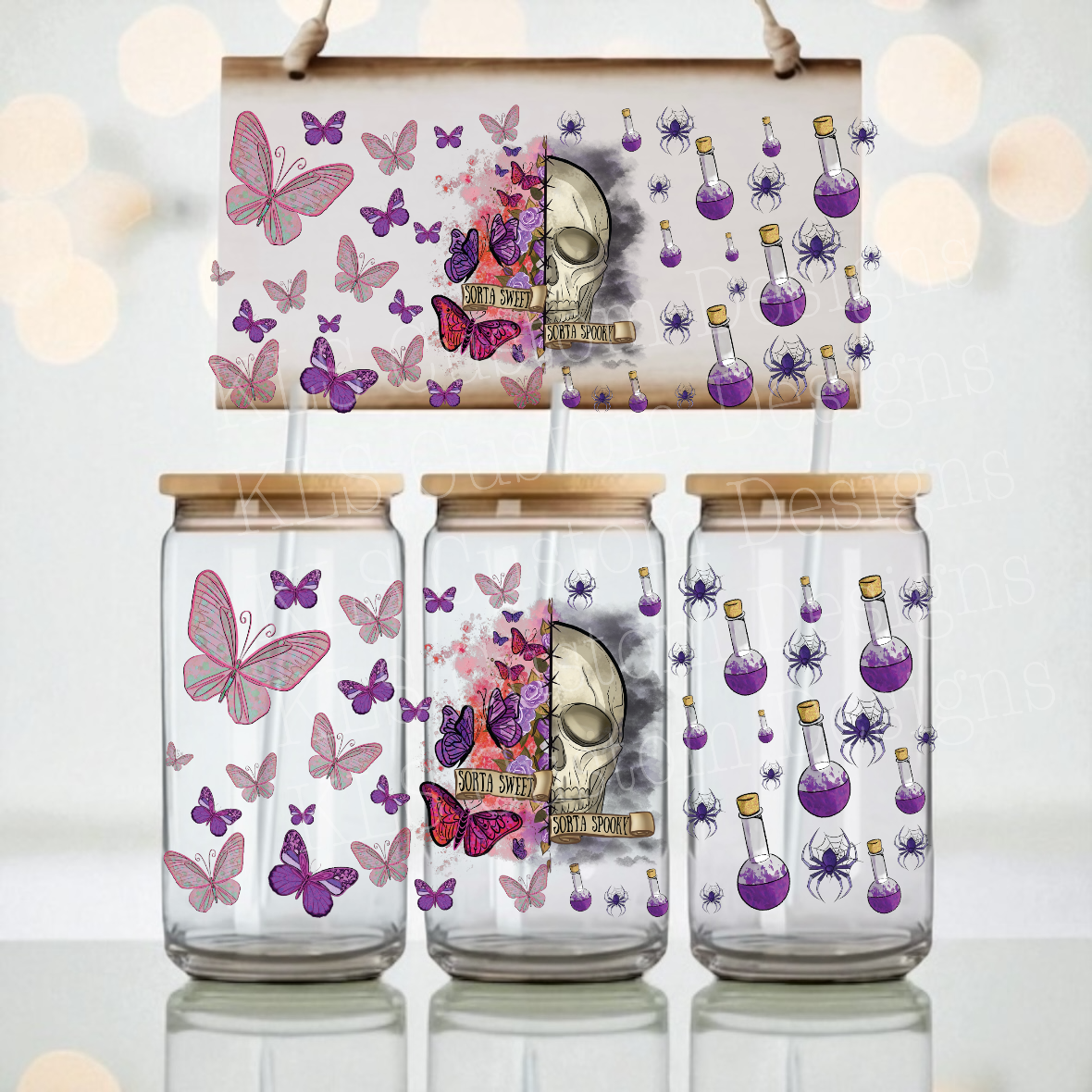 P8 Sorta Sweet Sorta Spooky  UV DTF Wrap