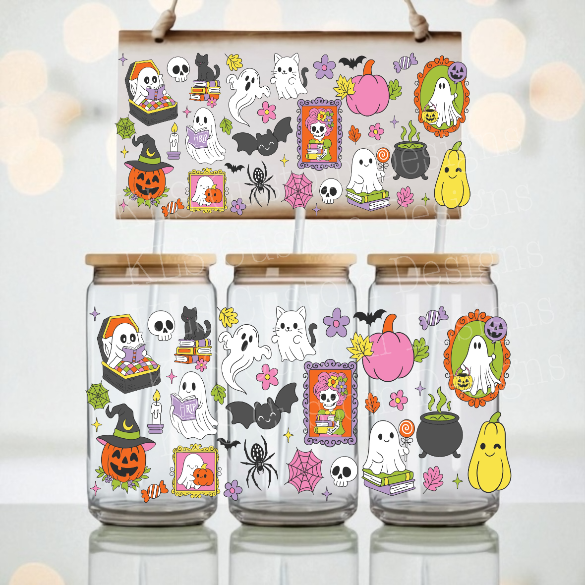 Y4 Ghost Frames UV DTF Wrap