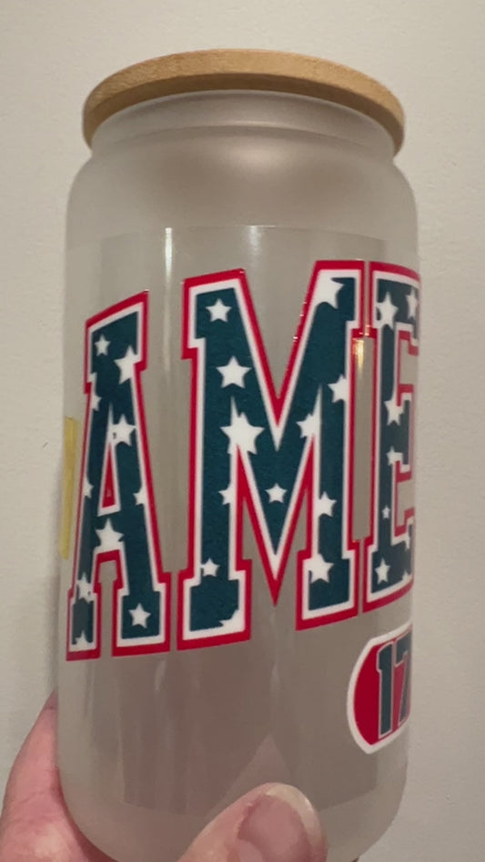 America Alien 1776 UV DTF Wrap