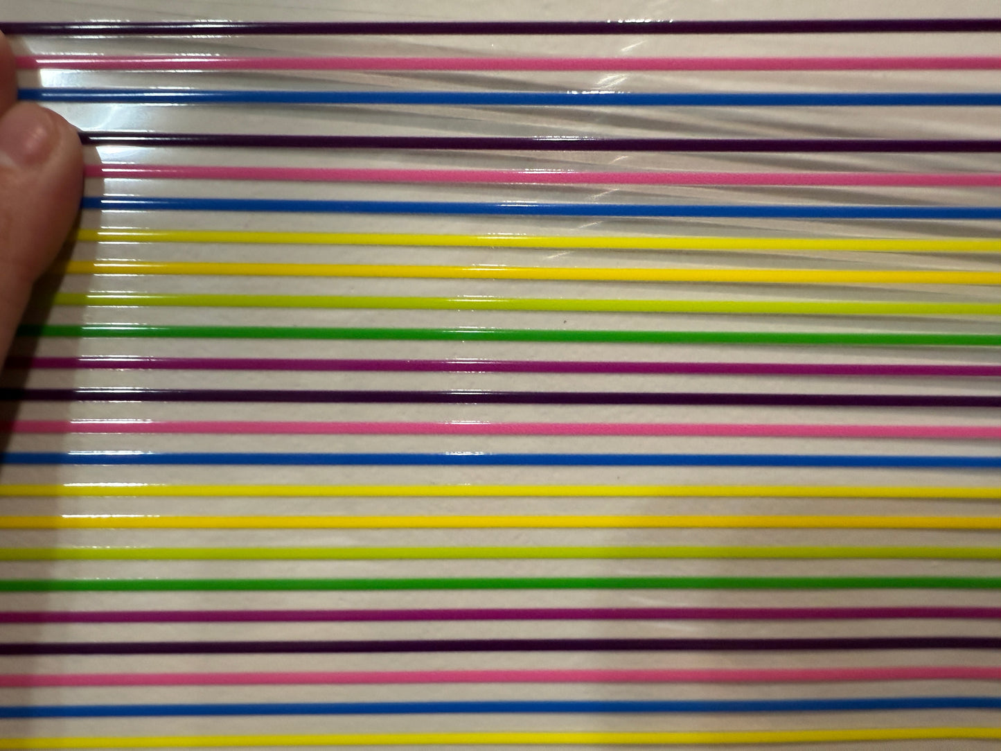 Colorful Stripes Clip Sheet UV DTF Wrap